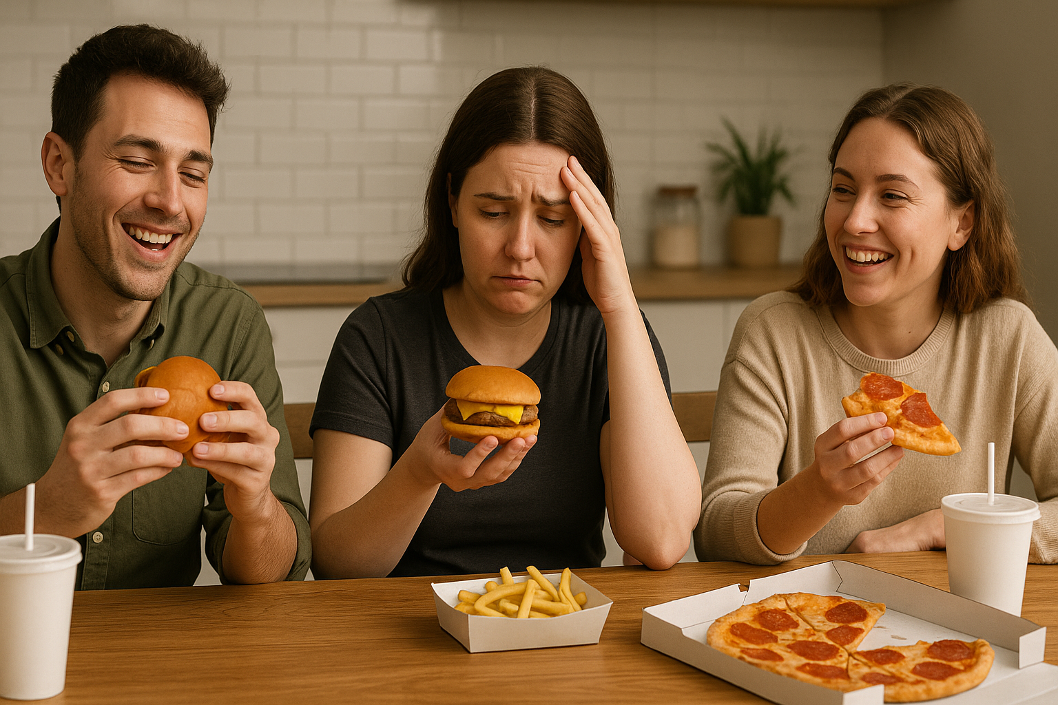 feeling guilty eating fast food